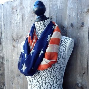 American Flag Infinity Scarf